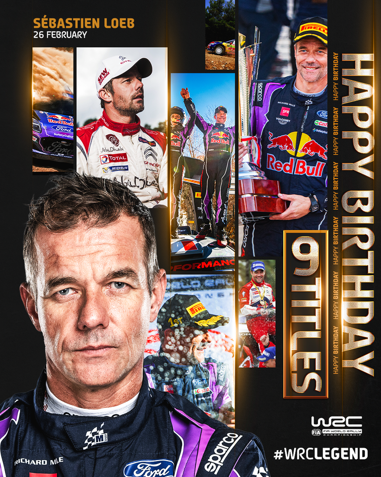 Ο Θρύλος Sebastien Loeb γιορτάζει τα 50ά γενέθλιά του